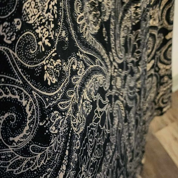 EUC Blue Rain Maxi Dress Black/Tan Paisley - Picture 6 of 6
